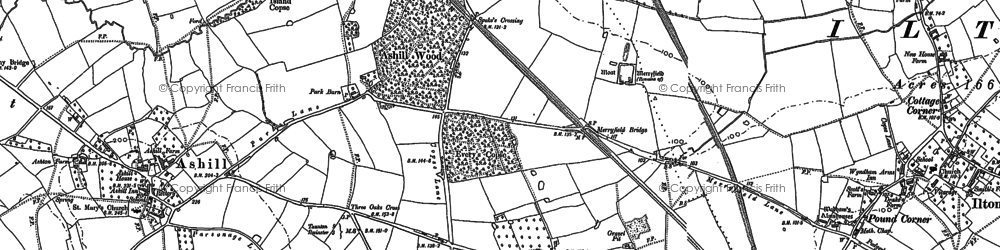 Old map of Rapps in 1886