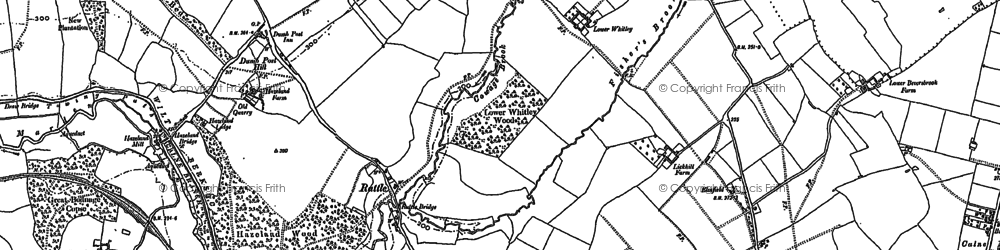 Old map of Ratford in 1899