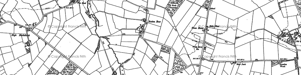 Old map of Ratten Row in 1899
