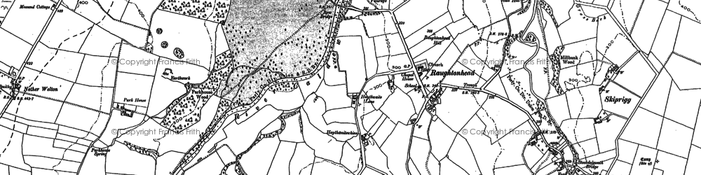 Old map of Birdale Ho in 1899
