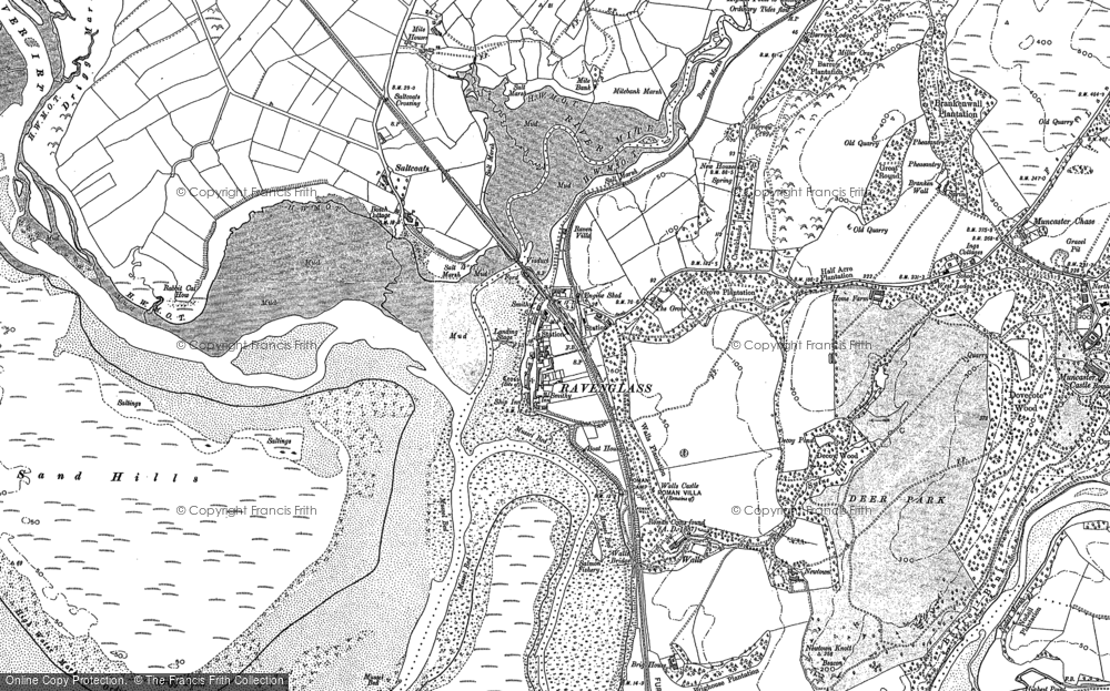 Old Map of Ravenglass, 1897 - 1898 in 1897