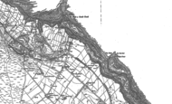 Old Map of Ravenscar, 1910