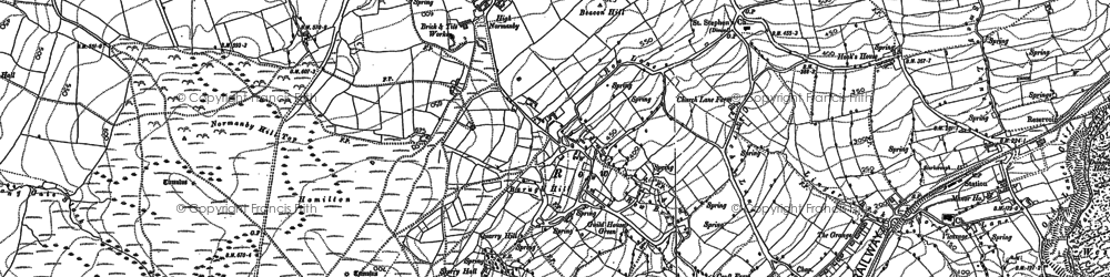 Old map of Raw in 1892