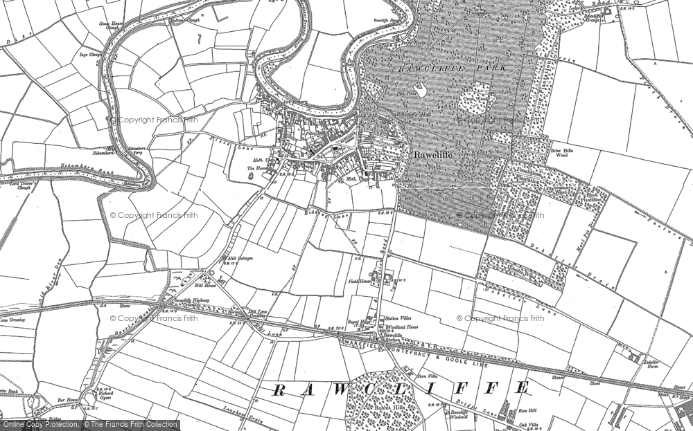 Old Map of Rawcliffe, 1888 - 1904 in 1888