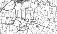Old Map of Rawreth, 1895