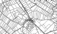 Old Map of Reach, 1886