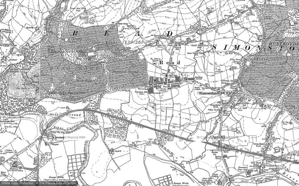 Old Maps of Read Hall, Lancashire - Francis Frith