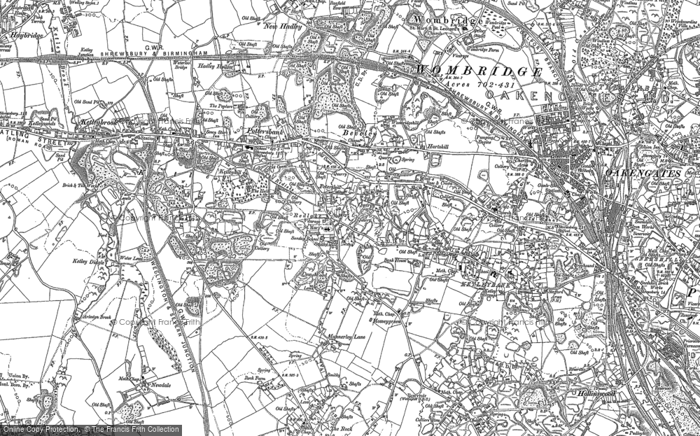 Old Map of Red Lake, 1882 in 1882