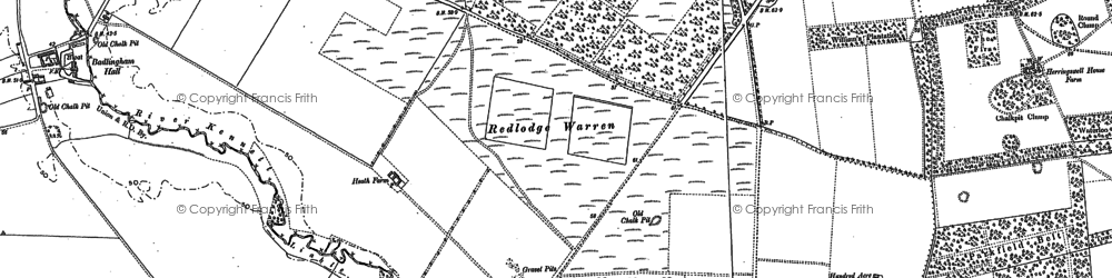 Old map of Red Lodge in 1881