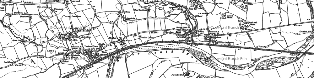 Old map of Redburn in 1895