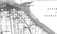 Old Map of Redcar, 1913