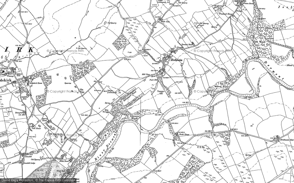 Old Map of Redmain, 1899 - 1923 in 1899