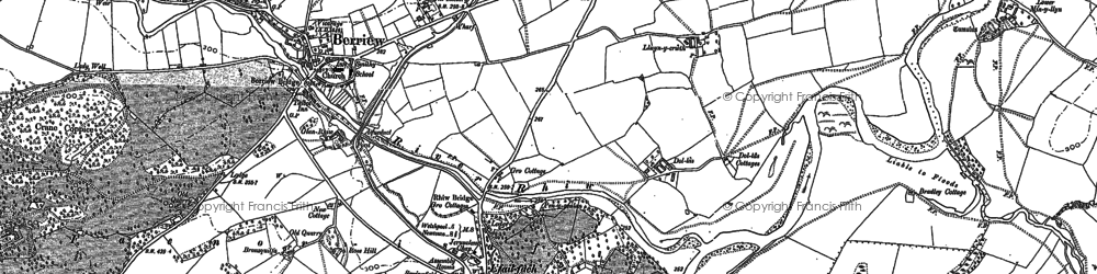Old map of Refail in 1884