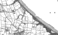 Old Map of Reighton Gap, 1889 - 1909