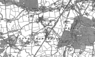 Old Map of Rhostyllen, 1898 - 1909