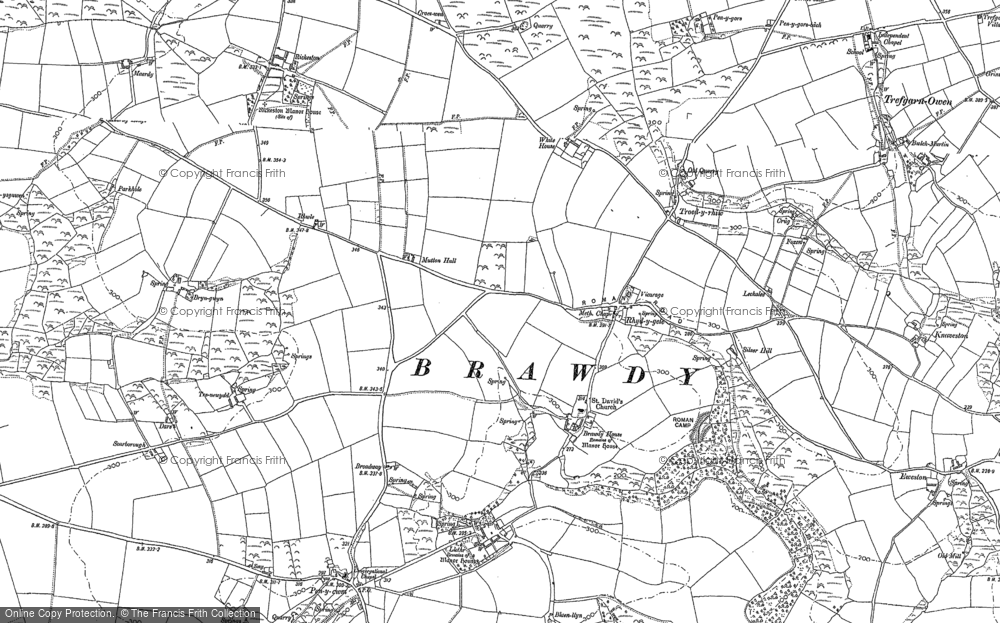 Old Map of Rhydygele, 1906 in 1906