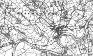 Old Map of Ribchester, 1892
