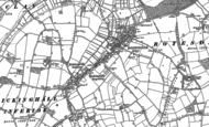 Old Map of Rickinghall, 1885 - 1903