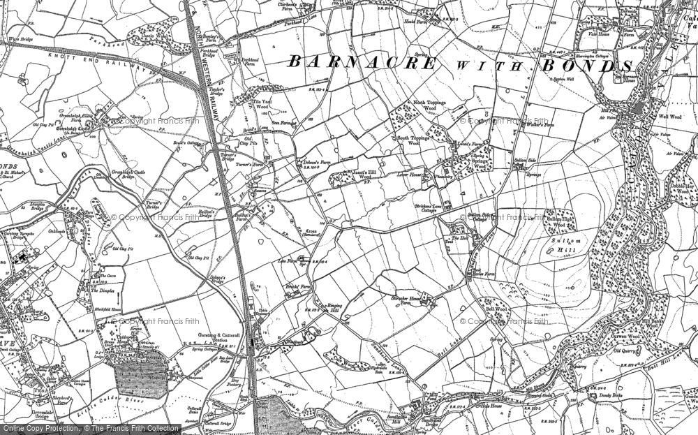 Old Map of Ringing Hill, 1910 in 1910