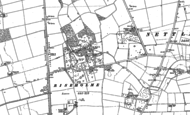 Old Map of Riseholme, 1885 - 1886