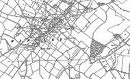 Old Map of Riseley, 1882 - 1900