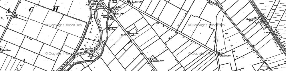 Old map of River Bank in 1886