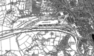 Old Map of Riverside Docklands, 1892