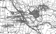 Old Map of Road Weedon, 1883 - 1884