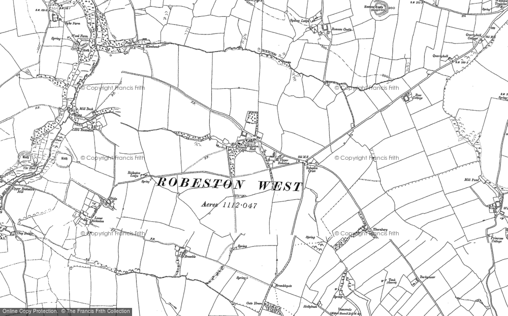Old Map of Robeston West, 1906 - 1948 in 1906