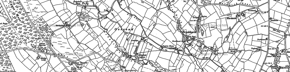 Old map of Robridding in 1879
