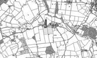 Old Map of Roden, 1881