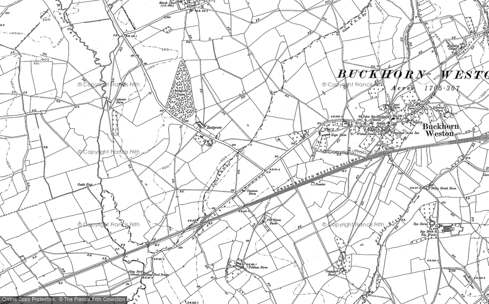 Old Map of Rodgrove, 1885 - 1901 in 1885