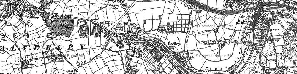 Old map of Farsley Beck Bottom in 1847