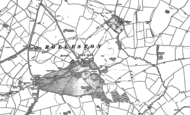 Old Map of Rolleston, 1885 - 1902