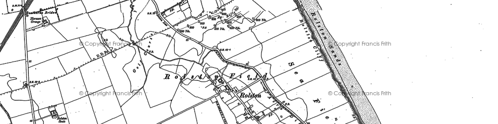Old map of Rolston in 1908