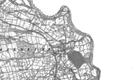 Old Map of Romaldkirk, 1913