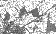 Old Map of Romford, 1895