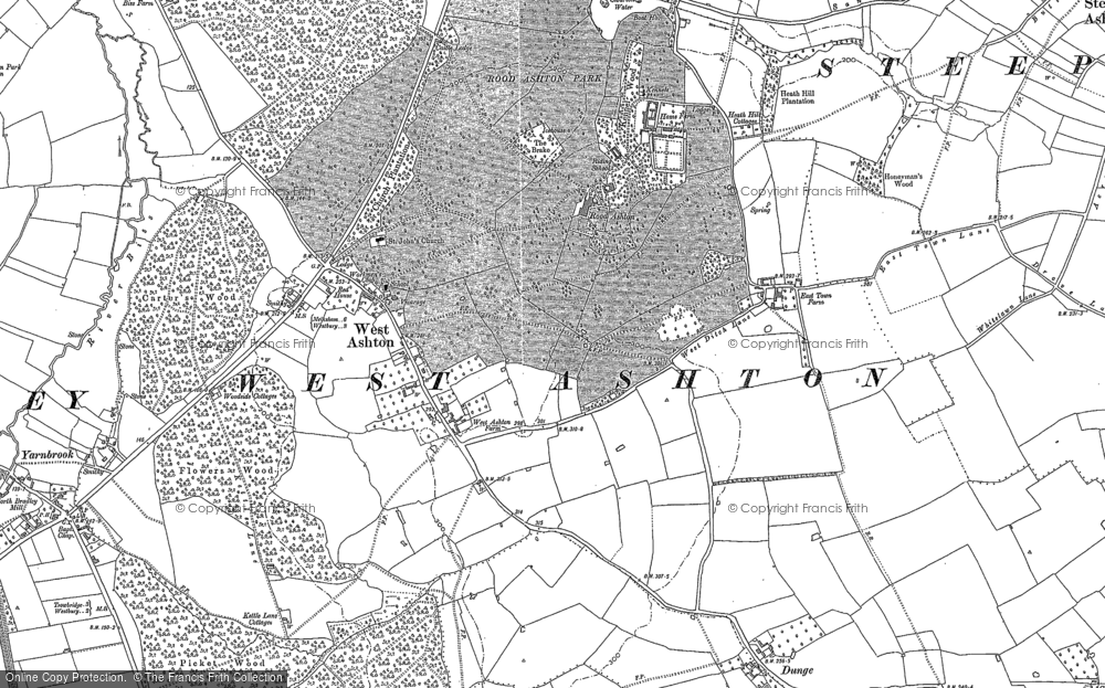 Old Map of Rood Ashton, 1899 - 1922 in 1899