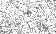 Old Map of Roseacre, 1892