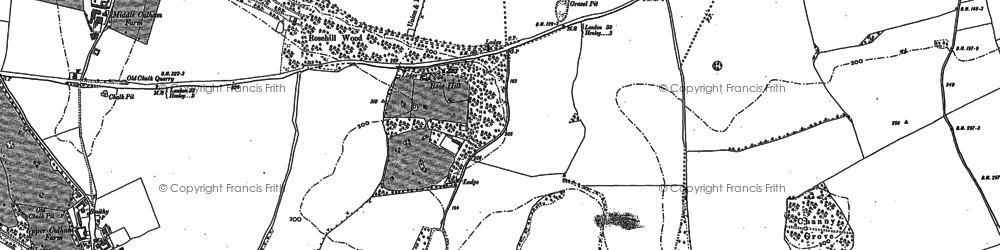 Old map of Rosehill in 1907