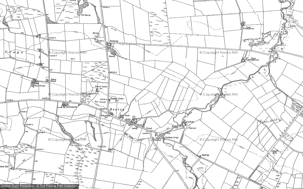 Old Map of Rosley, 1899 in 1899