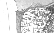 Old Map of Rossall Point, 1910 - 1930