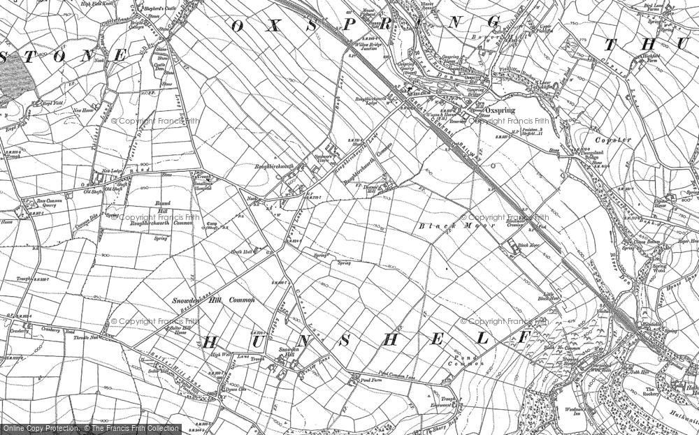 Old Map of Roughbirchworth, 1891 in 1891