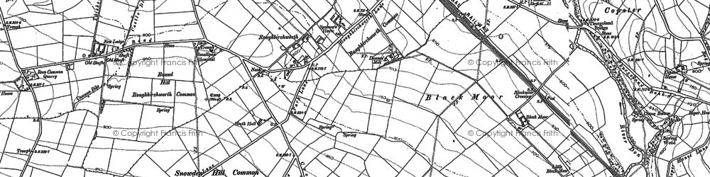Old map of Roughbirchworth in 1891