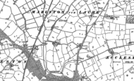 Old Map of Roughhill, 1909