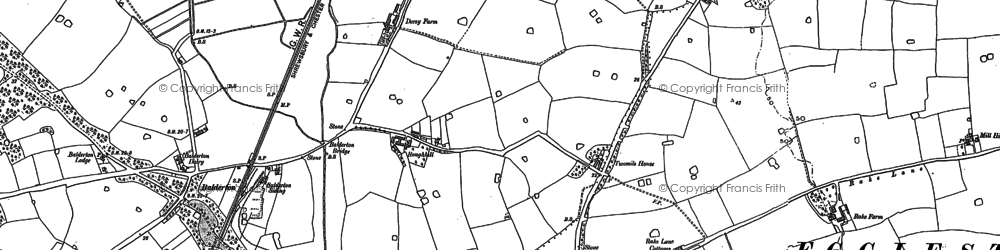 Old map of Roughhill in 1909