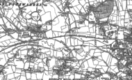 Old Map of Roughmoor, 1887