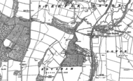 Old Map of Rousham, 1898