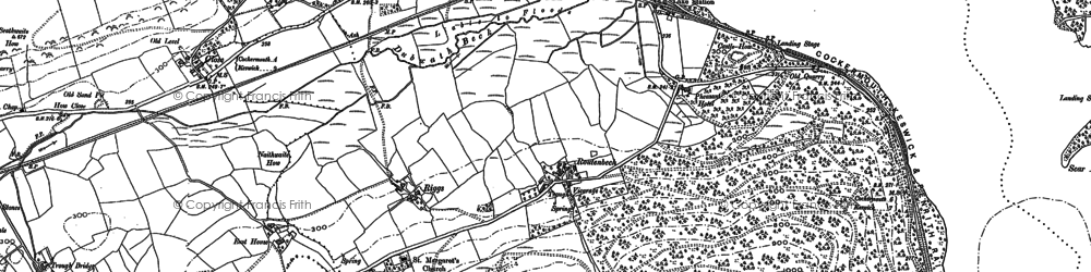 Old map of Routenbeck in 1899