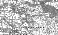 Old Map of Rowberrow, 1883 - 1884